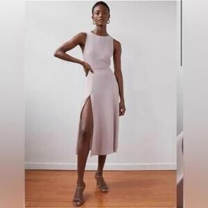 Aritzia Babaton Hamptons Sleeveless Midi Dress Size:2